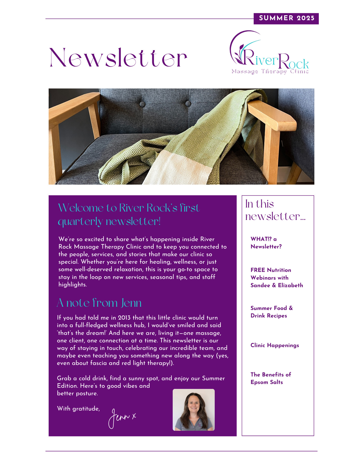 River Rock Newsletter